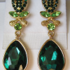 Серьги E-054-green цена