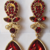 Серьги E-054-red цена
