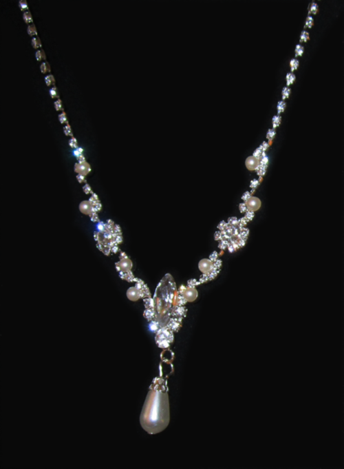 Комплект бижутерии со стразами и фианитами CPE-038 — изображение 9