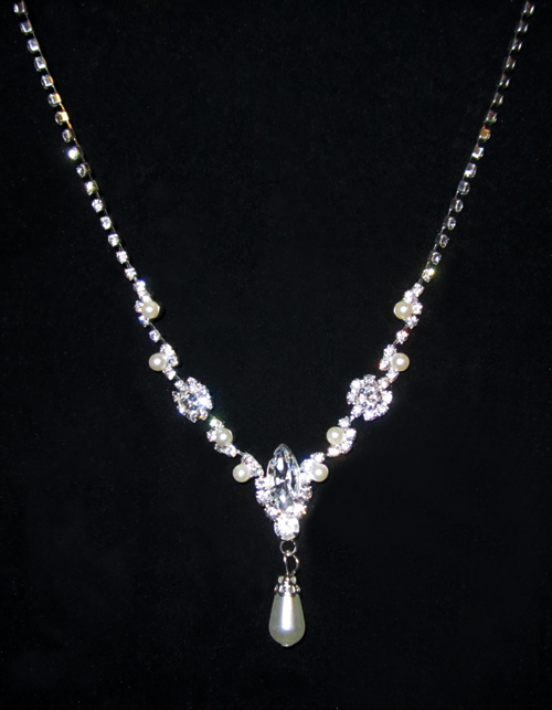 Комплект бижутерии со стразами и фианитами CPE-038 — изображение 6