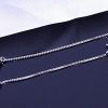 Серьги посеребренные c фианитами E-143 цена