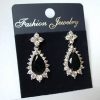 Серьги c фианитами E-179-black цена