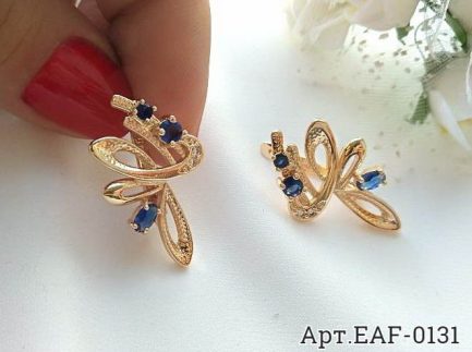 Серьги EAF-0131 бижутерия