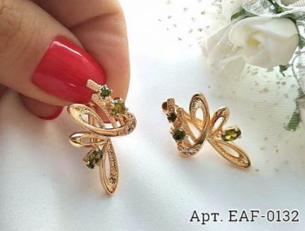 Серьги с фианитами EAF-0132 стоимость