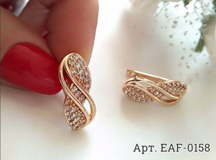 Серьги EAF-0158 бижутерия под золото