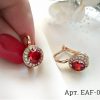 Серьги EAF-0177 классическая бижутерия