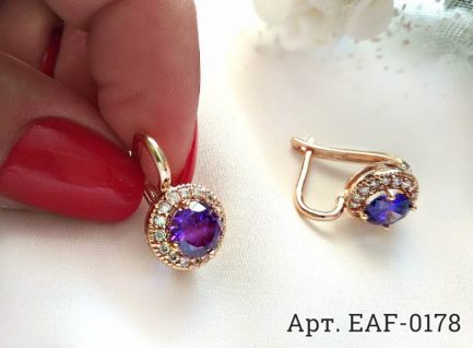 Серьги EAF-0178 бижутерия