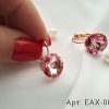 Cерьги c кристаллами Swarovski EAX-0002 на белом фоне