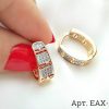 Позолоченные серьги EAX-0277 цена
