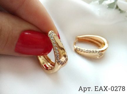 Cерьги EAX-0278 на белом фоне