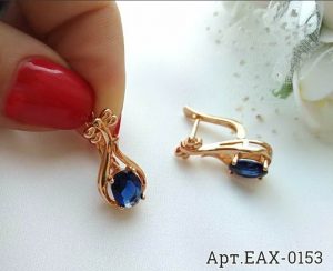 Серьги с фианитами EAX-0153 цена