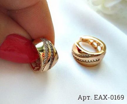 Серьги EAX-0169 бижутерия под золото