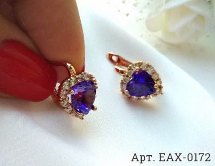 Позолоченные серьги EAX-0172 недорого