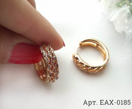 Серьги EAX-0185 вид сбоку