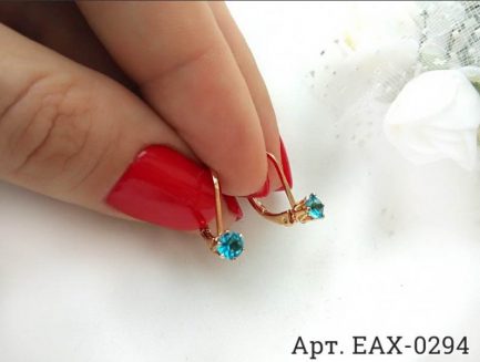 Серьги EAX-0294 с золотым покрытием