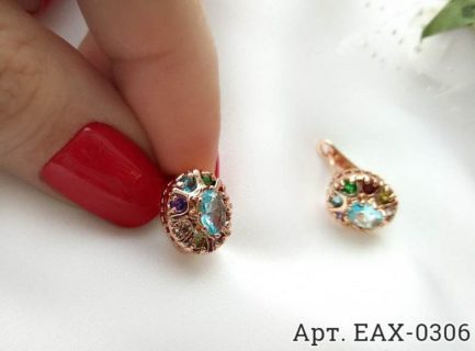Серьги с фианитами EAX-0306 стоимость