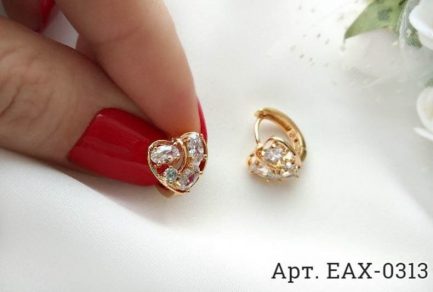 Серьги с фианитами EAX-0313 цена