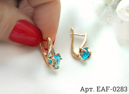 Серьги с фианитами EAF-0283 стоимость