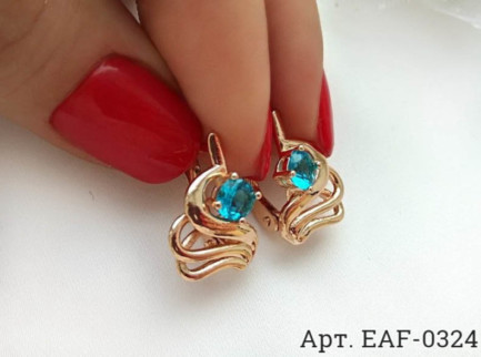 Серьги EAF-0324 бижутерия под золото