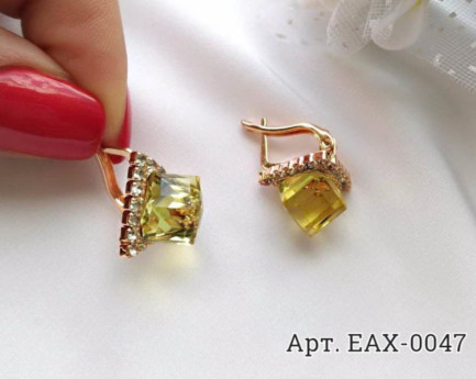 Серьги с фианитами EAX-0047 цена