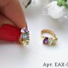 Серьги с фианитами EAX-0060 недорого