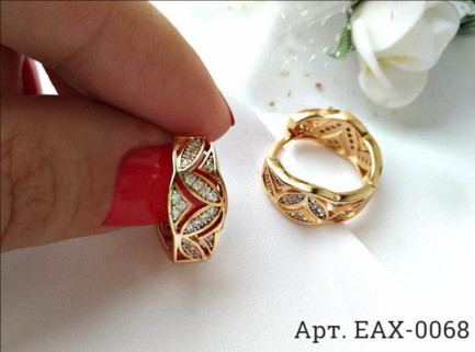 Серьги EAX-0068 бижутерия под золото