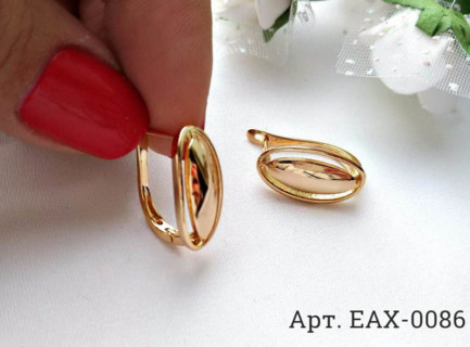 Серьги позолоченные EAX-0086 цена