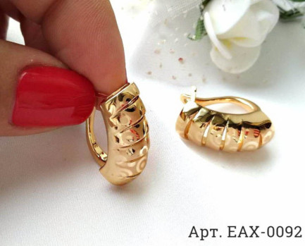 Серьги EAX-0092 бижутерия под золото