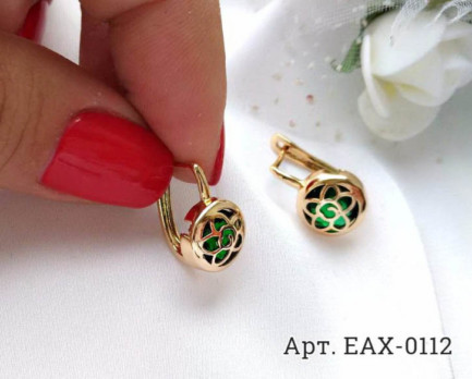 Серьги с фианитами EAX-0112 цена