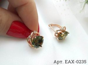 Серьги с фианитами EAX-0235 цена