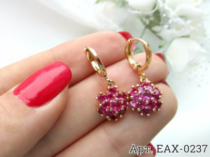 Серьги с фианитами EAX-0237 стоимость