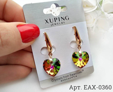 Серьги с кристаллами Сваровски EAX-0360 недорого