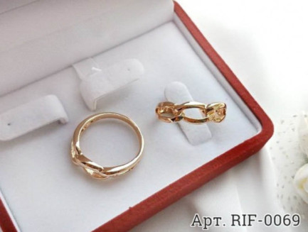 Позолоченное кольцо RIF-0069 цена