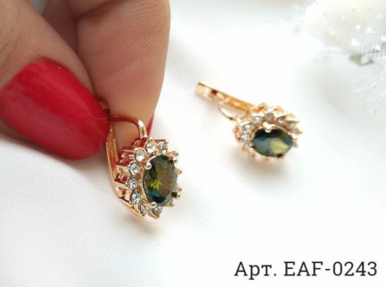 Серьги EAF-0243 с английским замком