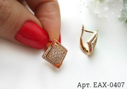 Серьги EAX-0407 бижутерия под золото