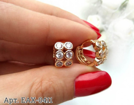 Серьги EAX-0411 классическая бижутерия
