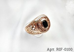 Кольцо мужское RIF-0100 ювелирный сплав