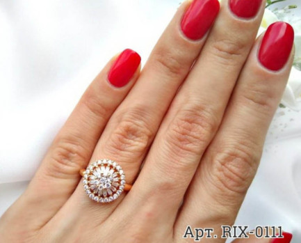 Фианитовое кольцо RIX-0111 стоимость