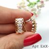 Серьги позолоченные с фианитами EAX-0519 цена