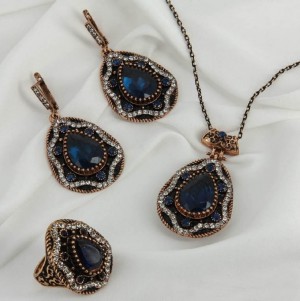 Комплект с цветными вставками SHU-0015-blue