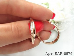 Cерьги EAF-0576 вид сбоку
