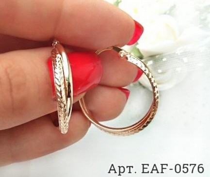 Cерьги EAF-0576 вид сбоку