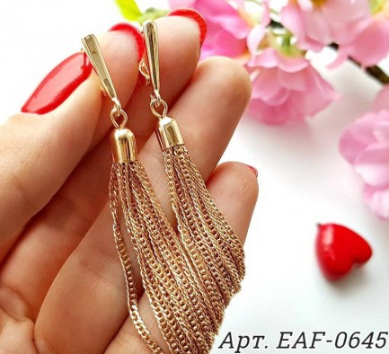 Серьги EAF-0645 бижутерия