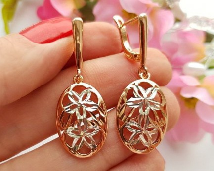Серьги длинные EAF-0697 цена