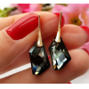 Серьги позолоченные с кристаллами Сваровски EAX-0710 цена