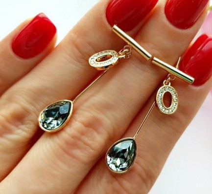 Серьги с кристаллами Swarovski EAX-0755 цена