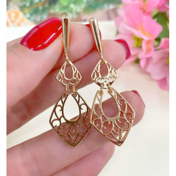 Серьги ажурные EAF-0935