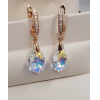 Cерьги позолоченные с кристаллами Swarovski EAX-0663 цена