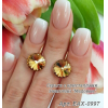 Серьги позолоченные с кристаллами Swarovski EAX-0997 цена