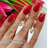 Серьги из белой керамики EK-013 цена
